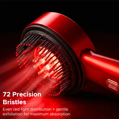 Premium Head Scalp Electric Massager Comb | Scalp Massaging Brush with 3 In 1 Hair Oil Applicator | IPX7 Waterproof,Portable Deep Massager For Hair & Head Relaxation at Home |